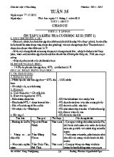 Giáo án điện tử Lớp 4 - Tuần 35 - Năm học 2014-2015 - Tòng Vinh Quang